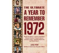The Ultimate A Year To Remember 1972 Birthday & Anniversary Keepsake Edition