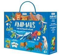 The ultimate atlas. Animals. Nuova ediz. Con 40 carte. Con puzzle - Pesave...