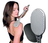 The Ultimate Back Scratcher - Grattaschiena tutto in uno, esfoliante, massaggiatore per cuoio capelluto, un tiragraffi per ogni parte del corpo, grande superficie antigraffio, manico robusto, testine
