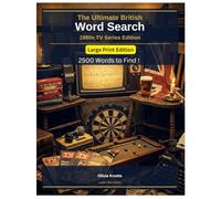 The Ultimate British Word Search: 1980's TV Series Edition (Large Print)