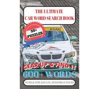 THE ULTIMATE CAR WORD SEARCH BOOK: THE ULTIMATE CAR WORD SEARCH BOOK: 600+ WORDS: A Mega Word Search Book: Word Searches with so much to learn and ... 110 pages | 50+ Puzzles .. Gift for Vacation