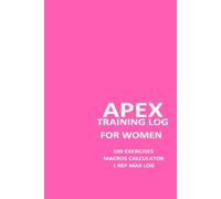 The Ultimate Gym Workout Tracker for Women- 100 Workout log & Marcos calculator/tracker.