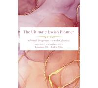 The Ultimate Jewish Planner: 18 Months Gregorian + Jewish Calendar