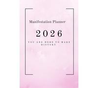 The Ultimate Manifestation Planner 2026 - 6*9 inch -500 pages -hardcover (black and white edition ): A 12-Month Guided Manifestation System for ... the Life You Truly Desire in 2026