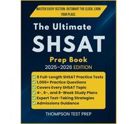 The Ultimate SHSAT Prep Book: 5 Full-Length Practice Tests, 1,000+ Practice Questions, and Proven Study Strategies for New York City’s Specialized High School Admissions Test