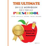 The Ultimate Skills Workbook: For 2-Year-Old Preschool