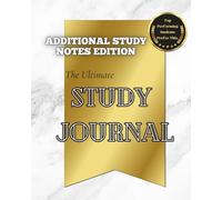 The Ultimate Study Journal: Additional Notes Edition - Marble - Pomodoro Method