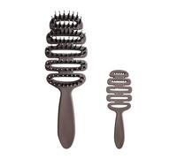 The Ultimate Styler Hair Brush Set, spazzola districante per capelli spessi, spazzola per testa a paddle da uomo, comoda cura del cuoio capelluto, spazzola per capelli antistatica