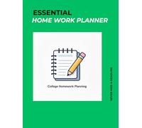 The Ultimate Weekly Student Assignment Planner: 17-Week Semester Homework Tracker with Course Info Records, Exam Schedules, and Project Management for College and University