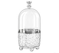 The UltimFor ate in Desk OrgFor anizFor ation Multi Function For al MFor akeup Brush Holder thFor at RotFor ates Completamente per convenienza (trasparente)