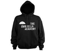 The Umbrella Academy Licenza Ufficiale Felpa con Cappuccio (Nero), Medium