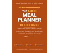 The Undated ADHD Meal Planner: Dinner, Decided - A Decide-Once Meal Planning System for Adults with ADHD, with a House Menu in Three Energy Sizes, No Rigid Weeks and No Shame