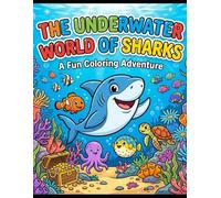 The underwater world of SHARKS: coloring book
