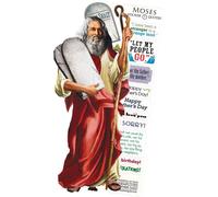 The Unemployed Philosophers Guild Moses Quotable Notable - Greeting Card and Sticker Sheet - Envelope Included