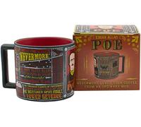 The Unemployed Philosophers Guild Tazza da caffè Edgar Allan Poe, con citazioni e scritture più famose di Poe, fornita in una divertente confezione regalo
