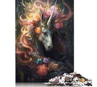 The Unicorn And The Nature Puzzle Impossible 1000Pcs Decorazione Per La Casa. Rilassamento E Intelligence Per Adulti E Ragazzi Da 14 Anni 1000pcs (38x26cm)