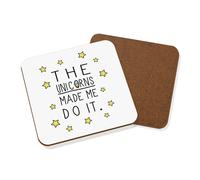 The Unicorn Made Me Fare It Sottobicchiere - Divertente