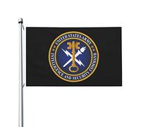 The United States Army Intelligence And Security Command Flag Durevole Bandiera Da Giardino Robuste Bandiera Per Prato Feste Cortile 3X5Ft