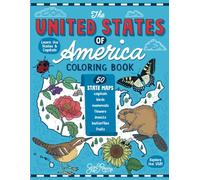 Jen Racine The United States of America Coloring Book (Tascabile)