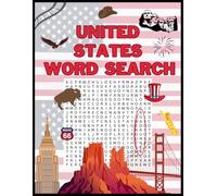 The United States Word Search: Search and Find Activity Puzzle Book with Learning for the 50 States of the U.S.A.