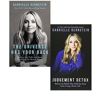 The universe has your back and judgement detox 2 books collection set by gabrielle bernstein