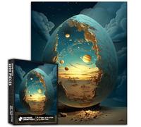The Universe in a Cracked Egg Puzzle da 1000 pezzi per adulti atmosfera fantasy puzzle artistico colorato puzzle fai da te per la decorazione della casa regali puzzle famiglia perfetto per serate di