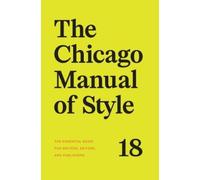 The University of Chicago Press E The Chicago Manual of Style (Copertina rigida)