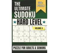 The unlimited sudoku: 500+ hard sudoku puzzles for adults with solutions