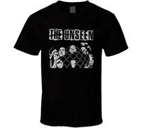 The Unseen Punk Rock Retro Music Band Cool Party T Shirt T-Shirt Black XXL