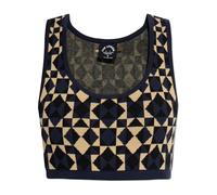 The Upside - Cosmo Alma Knit Crop Top - - Tops - Donna - Blu - XS