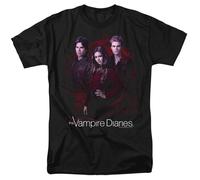 The Vampire Diaries - Company Of Three - T-Shirt Unisex Adulto - Nero