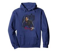 The Vampire Diaries Damon Felpa con Cappuccio, Unisex per Adulti, Navy, M
