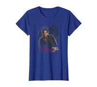 The Vampire Diaries Damon Maglietta, Donna, Blu Reale, XS