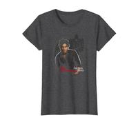 The Vampire Diaries Damon Maglietta, Donna, Grigio Scuro, 3XL