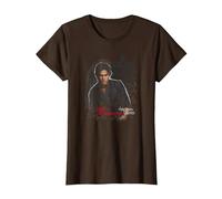 The Vampire Diaries Damon Maglietta, Donna, Marrone, 3XL