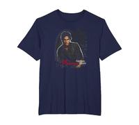 The Vampire Diaries Damon Maglietta, Uomo Taglie Grandi, Navy, 3X Tall