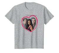 The Vampire Diaries Girl's Choice Maglietta, Bambini, Grigio Melange, 6 Anni