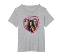 The Vampire Diaries Girl's Choice Maglietta, Donna Plus-Size, Grigio Melange, 2X