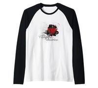 The Vampire Diaries Heart Diary Maglia con Maniche Raglan