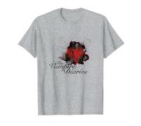 The Vampire Diaries Heart Diary Maglietta