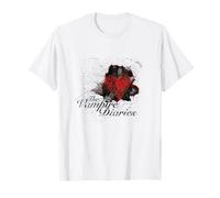 The Vampire Diaries Heart Diary Maglietta