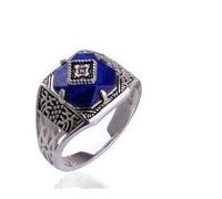 The Vampire Diaries Series Caroline Lapislazzi Anello 8 # (18MM)