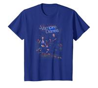 The Vampire Diaries Tempted Maglietta, Bambini, Blu Reale, 4 Anni