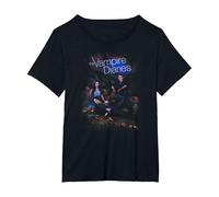 The Vampire Diaries Tempted Maglietta, Donna Plus-Size, Nero, 4X