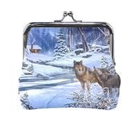 The Vari Mushroom Art Portamonete Vintage Wallet Buckle Kiss Lock Pouch Regali per donna Ragazza