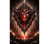 The Veiled Sigils - Crimson Reliquary: A Lined Notebook for Writing, Journaling and Creative Notes