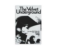 The Velvet Underground - Poster su tela con pittura ad olio, decorazione artistica da appendere per casa, bar, decorazione artistica da parete per interni ed interni, senza cornice, stile 50 x 75 cm