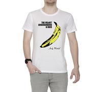 The Velvet Underground Uomo Girocollo T-Shirt Bianco Maniche Corte Dimensioni M Men's White Medium Size M