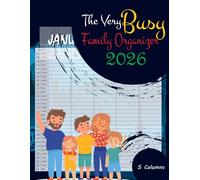 The Very Busy Family Organizer 2026: Month Planning Calendar for Mom 2026 (12-months, January 2026 - December 2026), -12- , Plan Your Life Calendars for 5 Columns