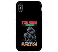 The Vibe I Bring To The Function Umore del partito sociale Custodia per iPhone X/XS